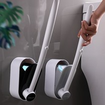 Disposable toilet brush toilet brush household no dead corner toilet cleaning set can be thrown Wall artifact