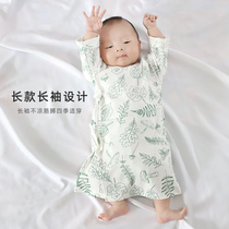 Newborn baby infants clothes monk Siamese pajamas thin air conditioning suit temperatures controller infant robe in the spring and autumn summer Spring