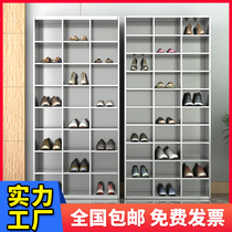 Stainless steel shoe cabinet Dust-free purification factory workshop staff shoe change cabinet Staff multi-layer multi-grid shoe cabinet Shoe stool cabinet