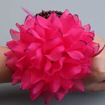 Kindergarten hand flower children dance table performance hand wrist ring cheerleading square dance floral headdress corsage props