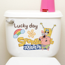 Cartoon Flush Tank Decoration Stickers Toilet toilet Toilet Creativity Personality Stickup Cute Horse Lid Decoration Applid