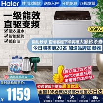 Haier Haier automatic household small XQB90-BM1269 washing machine 8 9 10kg frequency conversion wave wheel