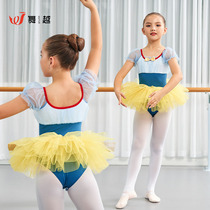 Winter dance costume childrens long sleeve practice dress short sleeve ballet skirt childrens dance skirt performance costume princess skirt