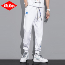 Lee Cooper summer sweatpants mens trend loose-legged casual trousers tide brand letter printed sweatpants