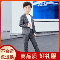 Childrens suit Korean suit small host clothing childrens dress boys autumn boy casual handsome suit