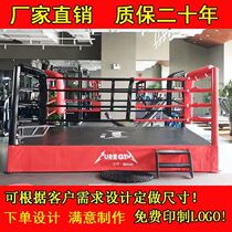Four-sided landing standard boxing ring custom-made ring table table Muay Thai boxing Ma fight simple Sanda custom