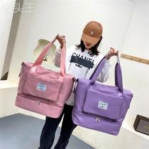 Travel packages female short-haul hands-on capacity foldable tourist fitness packages with light-to-be-made boarding bags