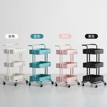 Hairdressing shop hair dyeing cart barber shop ironing tool cart stainless steel beauty salon storage rack equipment