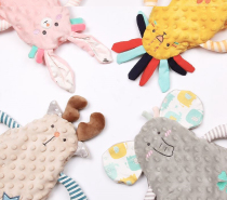 Bean soothing towel baby Entrance Sleep Baby Coaxing To Sleep Plush Appeasement Doll Toy