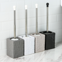 Ceramic toilet brush set toilet home wash toilet brush clean toilet cleaning brush long handle no dead corner toilet brush