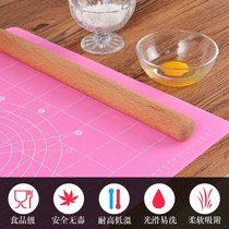Rolling pin and roll panel large non-slip kneading mat thick platinum rolling pad silicone pad high temperature baking