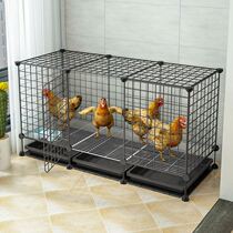  Chicken coop Household simple chicken cage breeding cage Extra large chicken coop chicken house chicken shed duck goose cage outdoor duck