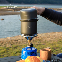 Picnic single pot cooking noodles outdoor stove pot kitchen utensils set portable tableware integrated cooking utensils camping individual