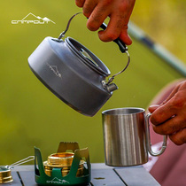 Outdoor cup coffee cup stainless steel cup 304 travel portable camping Japan rinse cup creative buckle