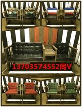 Shadowless lamp special billiards viewing chair Simple club chair Sofa chair Hall viewing chair leather style retro
