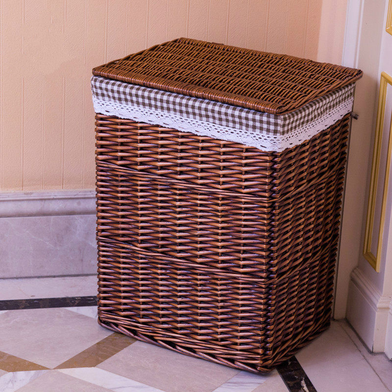 Collect basket dirty clothes basket rattan made up dirty clothes to accept basket dirty clothes Yujia home toys to collect baskets willow baskets