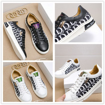 21 new reading letter logo printing men's casual lace-up shoes small white shoes sneakers