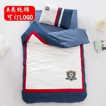 College style cotton kindergarten quilt three-piece set with core six-piece set baby nap special bedding summer