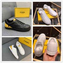 Fendi Fendi new small monster demon eyes casual color matching small white flat men's shoes CBA