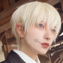 Japanese wig male short hair cos Zhengtai boy daily anime universal fake hair net red Korean version of handsome full headgear