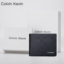 COLVIN KEVIN mens wallet mens 2021 new leather light luxury first layer cowhide business brand pure