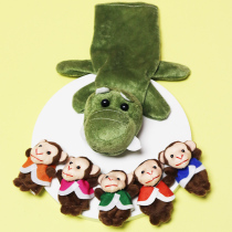 Five Monkey Sluts for Swing Fingers Doll Teaching Aids Animals Finger puppets Puppet Toys Puppet Children Early Education