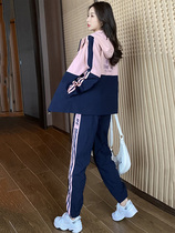 Li Ningguo Tide Sportswear Suit Womens Spring Autumn Winter Style Casual Fashion 2022 New Loose Clothing Fried Street Two