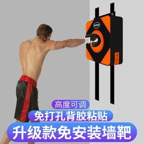 Thickened Sanda boxing hall indoor wall-mounted boxers hit wall-mounted boxing targets Sandbag targets Wall targets Silent b