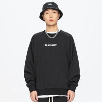 2022 New Fall Blowing American Sweater Men Tide High Street Lax - collar Couple Couple Couple