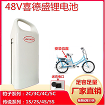 Xi Desheng leopard lithium battery 2C3C48V10ah legend 48V432w electric car lithium battery 312wh12AH