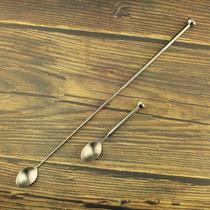 304 stainless steel telescopic spoon portable portable bartender mixing spoon mixing stick bar retractable spoon