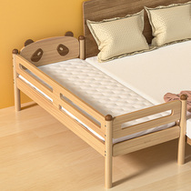  Aiguo Le splicing bed Childrens baby baby solid wood splicing artifact Small big bed plus bedside bed extension width for boys and girls