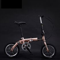 Folding bicycle can be put in the trunk of the car bicycle adult women ultra-light folding portable childrens 16-inch male variable speed