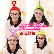 Douyin same hair accessories Teletubbies hair band childrens hair hoop cartoon cute cute face hair hair
