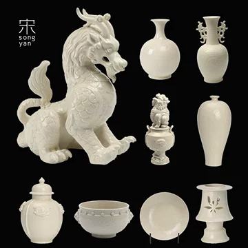 定窑白釉刻花花瓶-定窑白釉刻花花瓶促销价格、定窑白釉刻花花瓶品牌- 淘宝