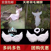 Little Devil Wings Dark Wind Angel Wings Props Adult lolita Flower Girl Show Feather Children's Toys