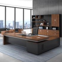 Work table and chair combination boss table simple modern president manager computer desk big class new Chinese office furniture
