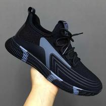 Yerkang official 2021 new mens shoes leisure Korean summer breathable sports running shoes cloth shoes father
