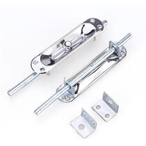 Stainless steel child and female door anti-theft door hidden Bolt upper and lower double door lock old wooden door lock world latch