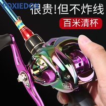 The new Luya pole set set a full set of long-pitched double pole slightly throwing pole black special squad wheel fishing rod fishing rod sea pole