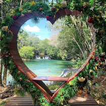 Bali Nets Red Bird Nest Outdoor Creativity Decoration Hanging Autumn Thousands Scenic Wedding Dress Shooting Props Folk Sleeping Hammock