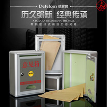 Suggestion box Complaint and suggestion box Wall-mounted lock size mailbox Customized transparent love donation box Report box