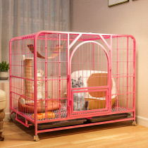 Cat cage Household cat villa Large free space Large cat house Two-story Japanese-style indoor toilet integrated cat house