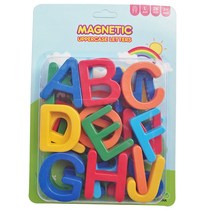 Children early education Puzzle Stationery Magnetic Letters Digital magnetic sticker English letter full set of plastic fridge sticker