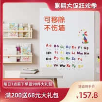 Teuban Carpenter childrens magnetic graffiti wall film Magnetic blackboard stickers Baby household drawing board erasable removable does not hurt the wall