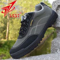 3537 new non-slip liberation shoes outdoor hiking shoes hiking casual shoes construction site work shoes labor insurance work rubber shoes