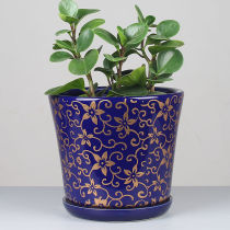 Flower pot ceramic Gart large creative green plant large flower pot orchid flower pot split tray