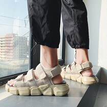 Rui Rui 2021 summer new sandals mens tide out young wear thick bottom mens ins Sports cool