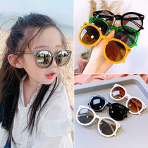 (Buy two get one) Childrens UV sun glasses boys colorful sunglasses baby sunglasses