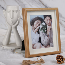 Photo frame custom set-up photo studio high-end 8-inch 10-inch wedding photo album Wash Photo Plus make wooden ornaments